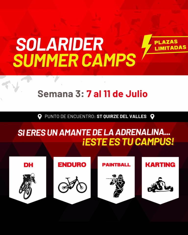 SolaRider Summer Camp MTB 2025 Sant Quirze del Vallès Sant Cugat